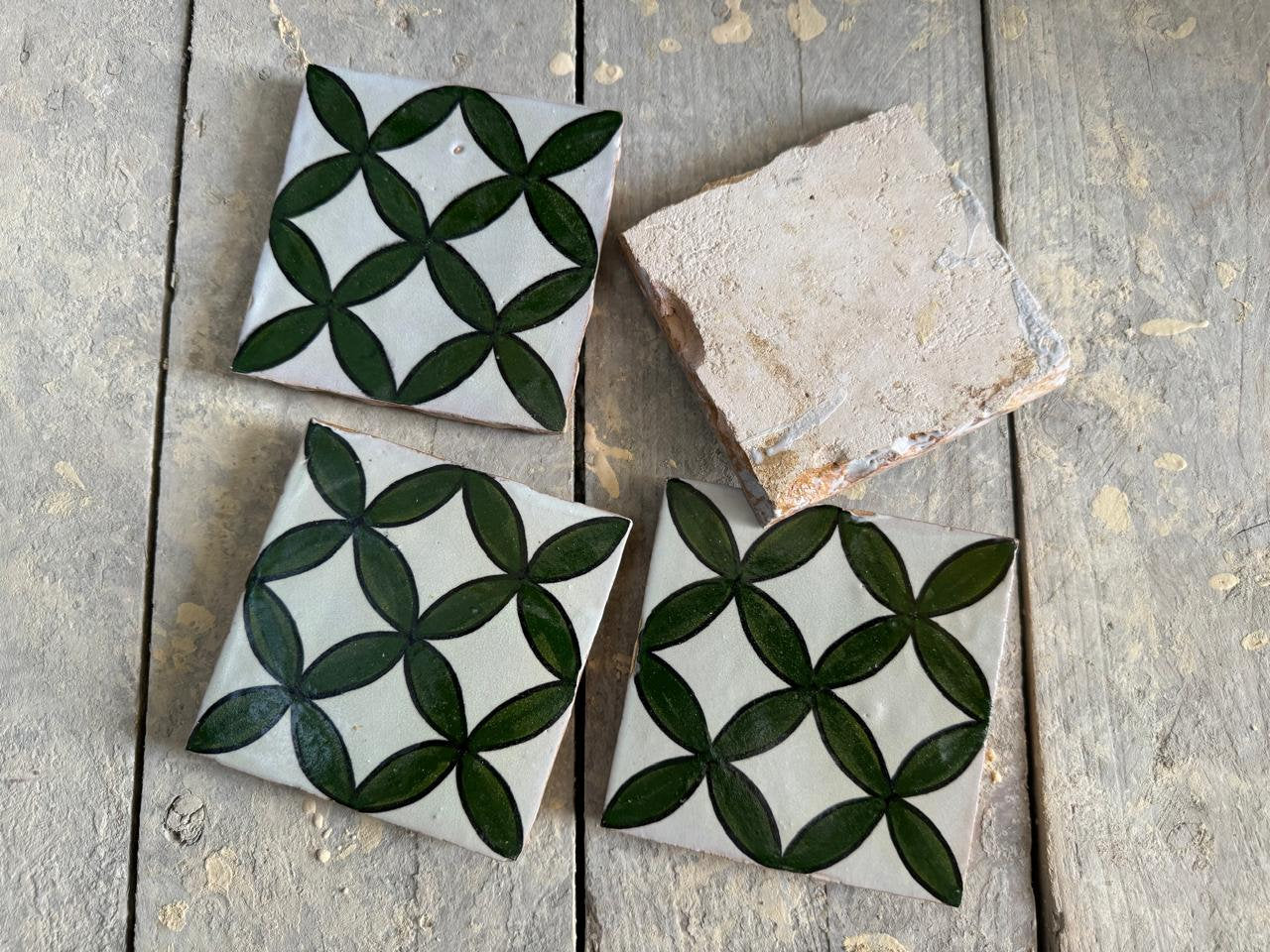 Green Moroccan Tiles 