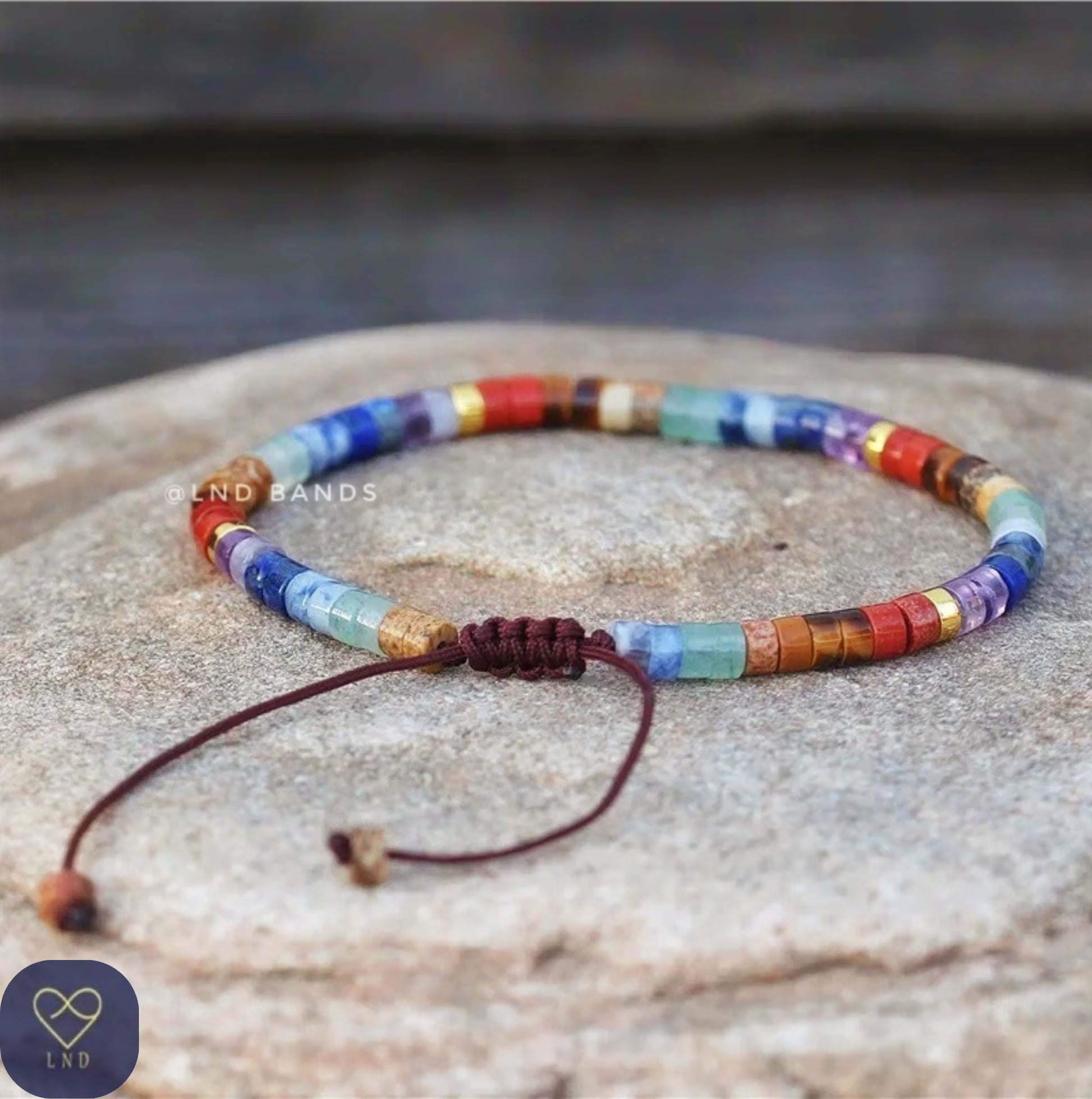 7 Chakra Bohemian Bracelet