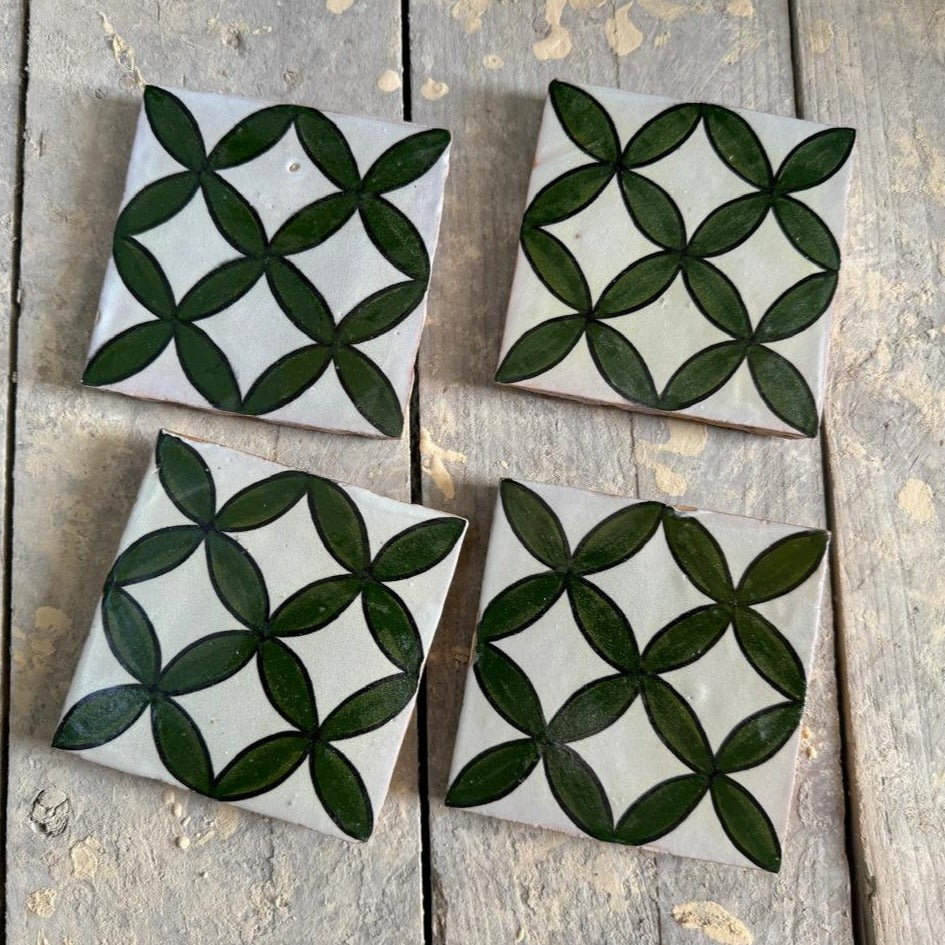 Green Moroccan Tiles 