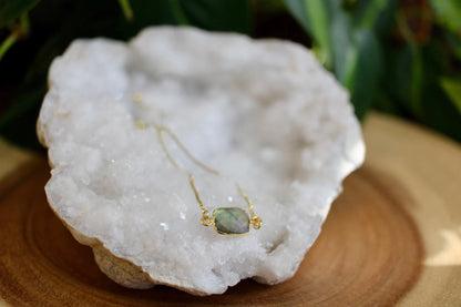 Gold Labradorite Bracelet