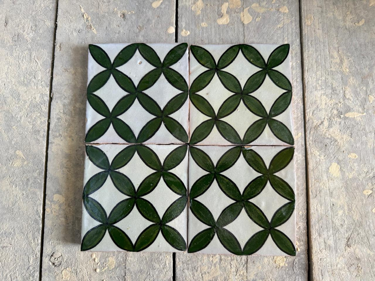 Green Moroccan Tiles 