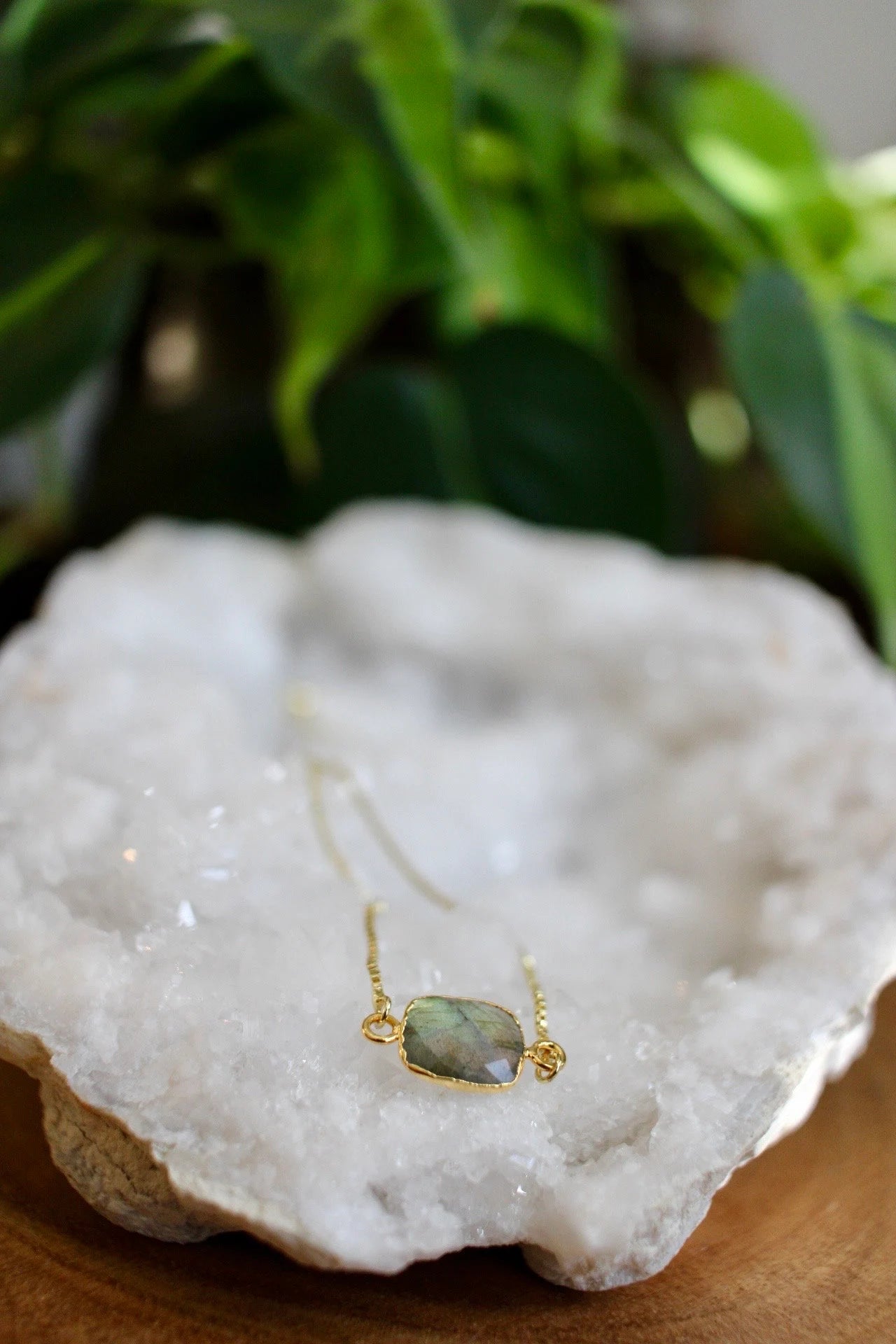 Gold Labradorite Bracelet