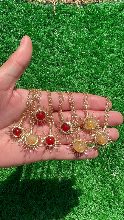 Sun Crystal Necklace