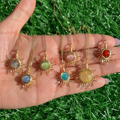 Sun Crystal Necklace